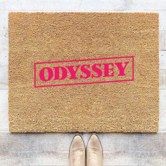 Discover Odyssey Outline Color Coir Doormats