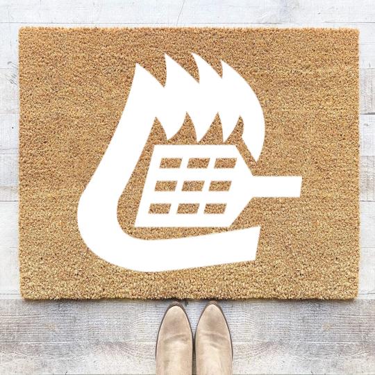 Discover Cook Out American Restaurant Logo Coir Doormats
