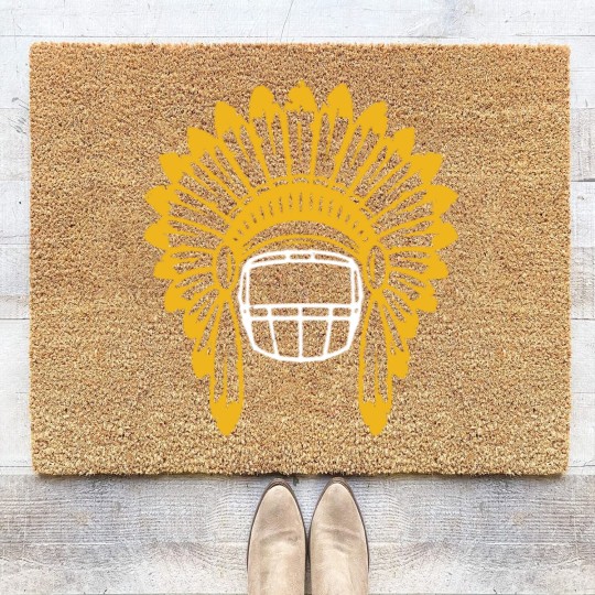 Discover Chiefs Headdress - Coir Doormats