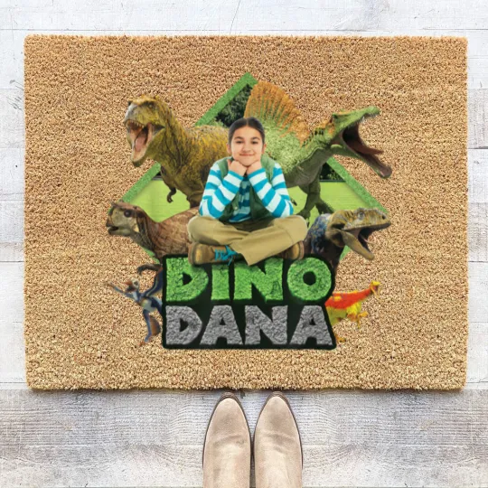 Discover Dino Dana Real Dinosaurs 2446 Coir Doormats