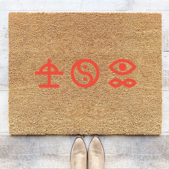 Discover Bad Omens Merch Like A Villain Coir Doormats