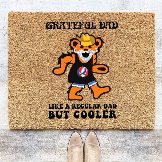 Discover Grateful Dad Like a Regular Dad Coir Doormats
