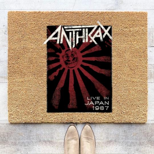 Discover Anthrax Unisex Coir Doormats: Live in Japan