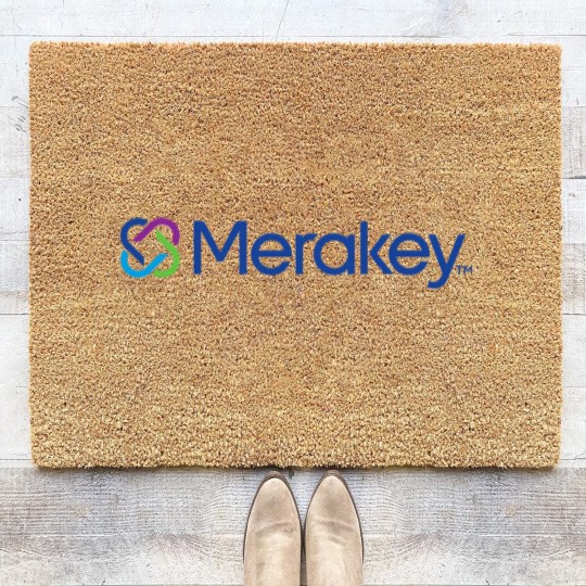 Discover Merakey Logo Sweat Coir Doormats