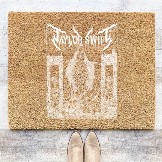 Discover Black Metal Swifts Coir Doormats