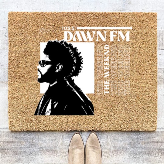 Discover Weeknds Coir Doormats / Dawn Fm Custom Album Cover Coir Doormats