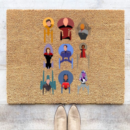Discover Trek ships & captains 2021 Coir Doormats