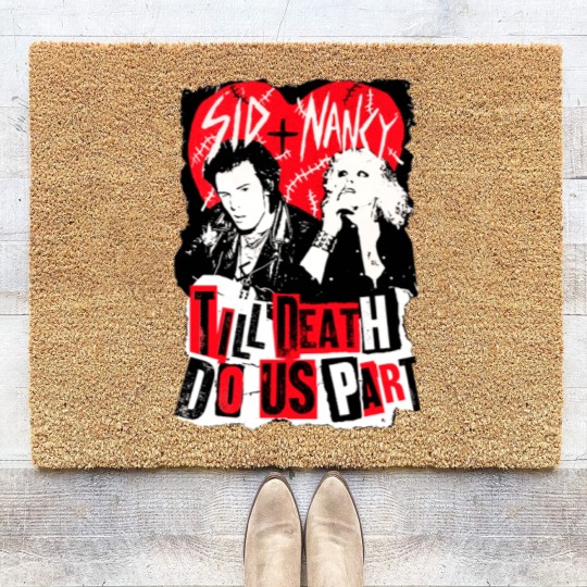 Discover Seditonaries Sid And Nancy Till Death Do Us Part sx Pistols Coir Doormats