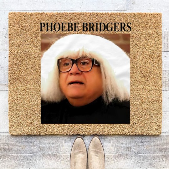 Discover Danny Devito Phoebe Bridgers Coir Doormats, Pheobe Bridgers Danny Devito Coir Doormats
