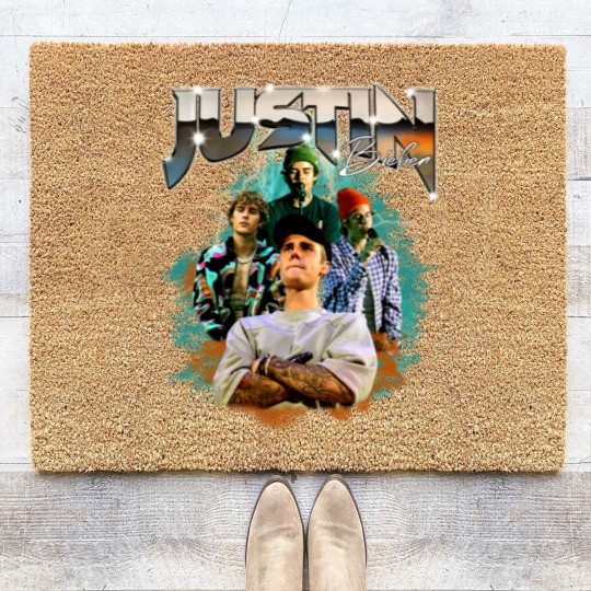 Discover Justin Bieber Coir Doormats, Rapper 90s Vintage Bootleg Coir Doormats