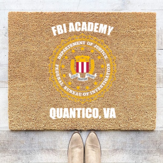 Discover FBI Academy Coir Doormats