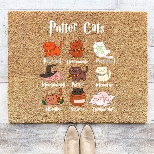 Discover Potter Cats Harry Pawter Classic Coir Doormats