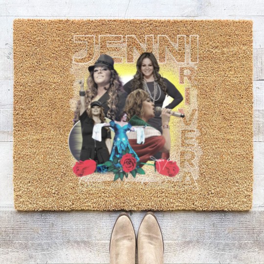 Discover Jenni Rivera Rap Coir Doormats