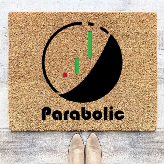 Discover That Parabolic Life - Crypto - Coir Doormats