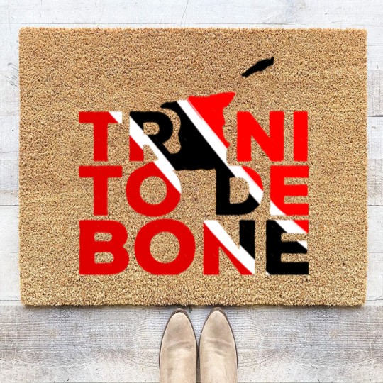 Discover Unapologetically Trini To De Bone - Trini Lives MatterTrinidad And Tobago Culture Coir Doormats