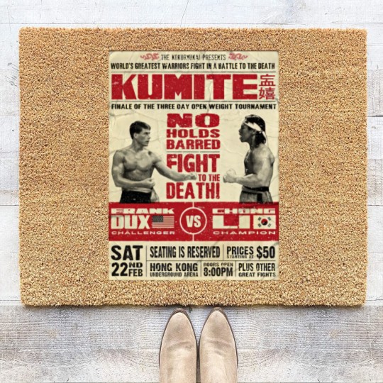 Discover Kumite Fight Coir Doormats