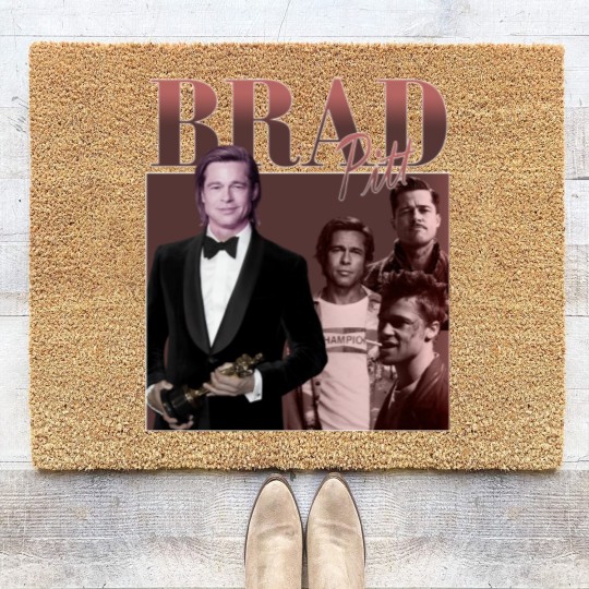Discover Brad Pitt Coir Doormats | Brad Pitt Fight Club Coir Doormats