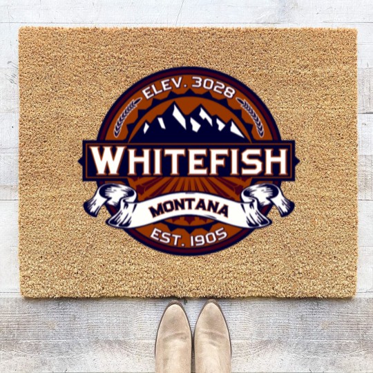 Discover Whitefish Vibrant Coir Doormats