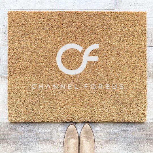 Discover Channel Forbus logo Coir Doormats