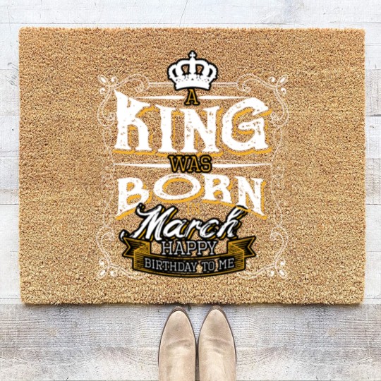 Discover Birthday March King Coir Doormats