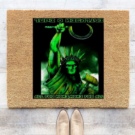 Discover Proud  Type O Liberty Negative 2020 All For None Pratiwi Christmas Coir Doormats
