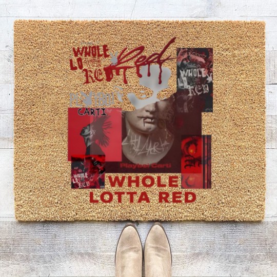 Discover Playboi Carti Whole Lotta Red Album 90s Rap Music Coir Doormats