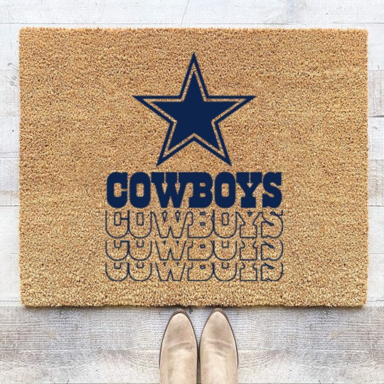 Discover Cowboys Coir Doormats