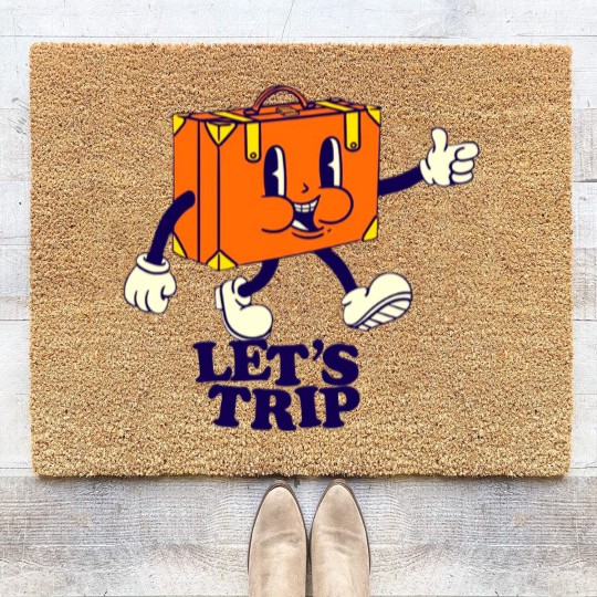 Discover Sturniolo Triplets Merch Lets Trip Casey Funny Trip Merch Coir Doormats