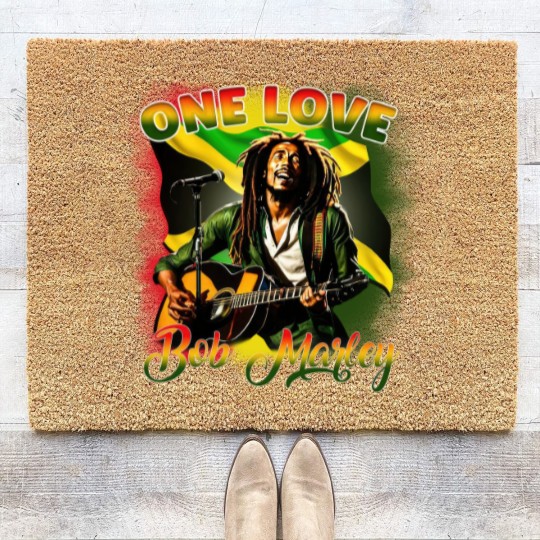 Discover Bob Marley , One love, One love movie Coir Doormats
