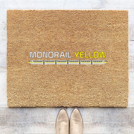 Discover Monorail Yellow - Monorail - Coir Doormats