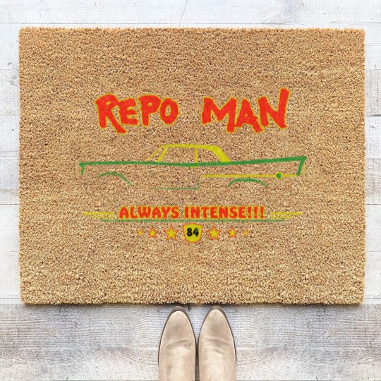 Discover Repo man always intense cult movie t Coir Doormats
