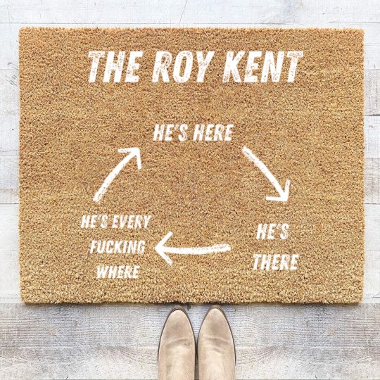 Discover Roy Kent Coir Doormats | He's Here He's There He's Everywhere Coir Doormats