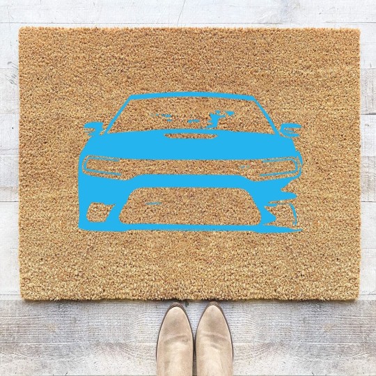 Discover B5 Blue SRT Charger Coir Doormats