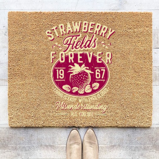 Discover Strawberry Fields Forever Coir Doormats