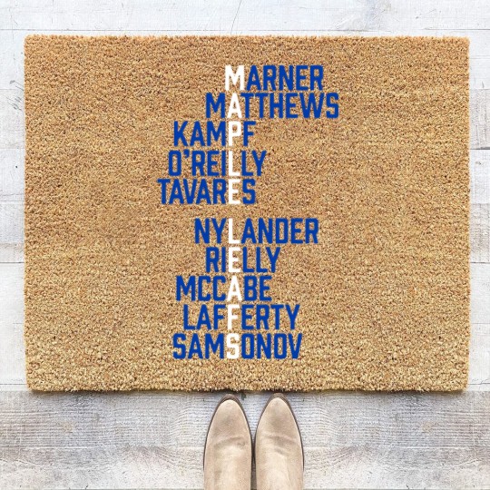 Discover Maple Leafs Wordle 2023 Maple Leafs Wordle 2023 Coir Doormats