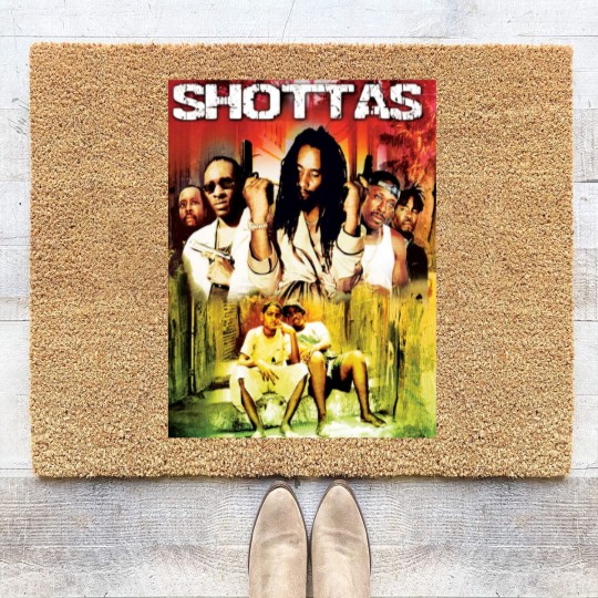 Discover Shottas Jamaican Crime Gangsta Movie Coir Doormats