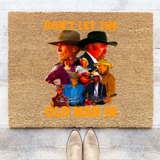 Discover Clint Eastwood and Toby Keith Coir Doormats