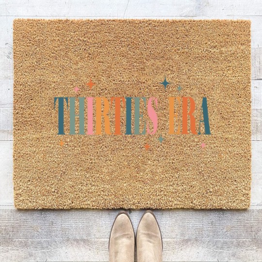 Discover In My Thirties Era  30th Birthday 1994  Coir Doormats