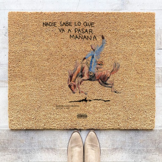 Discover Bad Bunny Nobody knows what A Album 2023 Coir Doormats Gift Fans Music will happen