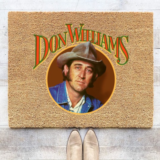 Discover Don Williams Retro Vintage Coir Doormats, Don Williams Coir Doormats