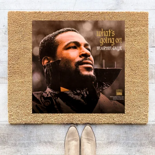 Discover Marvin Gaye - What's Going On Coir Doormats