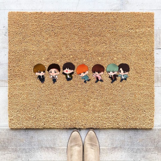 Discover BTS Members Coir Doormats, BTS Fan Coir Doormats, Bangtan Boys
