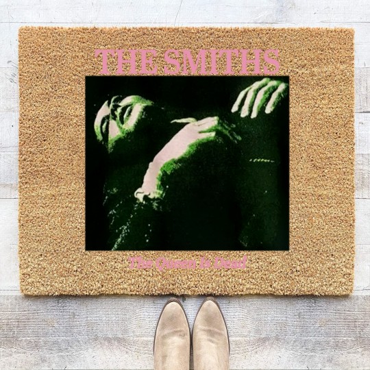 Discover Vintage The Smiths Green Y2K Rock Retro Punk The Queen Is Dead Coir Doormats