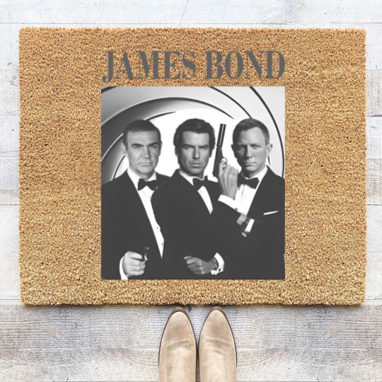 Discover James Bond Movie Coir Doormats, James Bond Coir Doormats, Vintage Coir Doormats