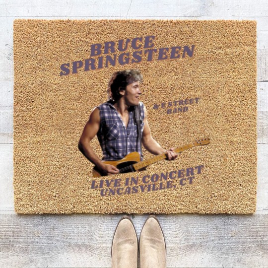 Discover Bruce Springsteen Uncasville Coir Doormats, Bruce Springsteen
