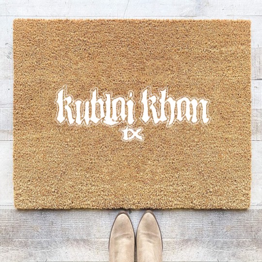 Discover Kublai Khan TX Band designs Coir Doormats
