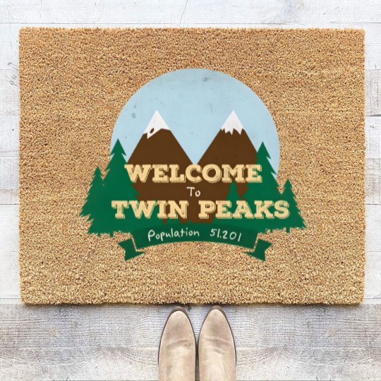 Discover Welcome To Twin Peaks Coir Doormats