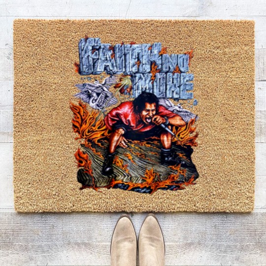 Discover Vintage Faith No More Bandtee Coir Doormats