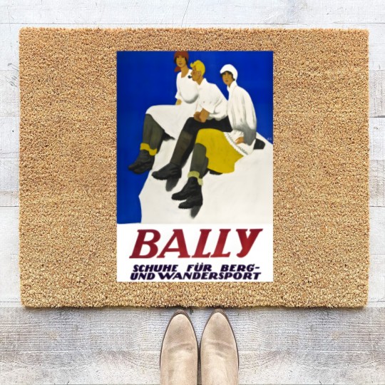 Discover Bally Shoes, Poster Coir Doormats