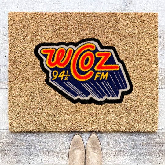 Discover Defunct WCOZ Radio Coir Doormats